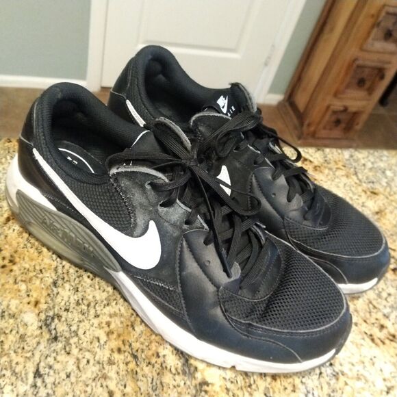 Nike Air Max Excee, CD4165-001, Black White, Mens Running Shoes, Size 13 - Picture 6 of 12